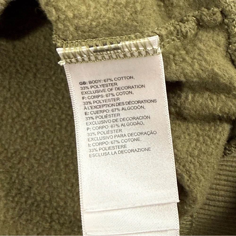 Gorpcore The North Face Olive Khaki Bear Mountain Graphic Hoodie Size‎ S Small